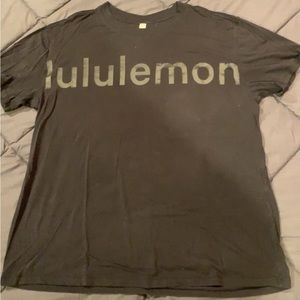 Lululemon All Yours Tee Black Graphic Logo
